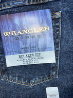 New Men’s Wrangler Blues Relaxed Fit Dress Easy Denim Jeans. 24x32 I-22