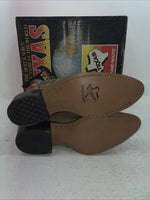 New Men’s Brown Texas Brand Cowboy Boots. 7808 9 D. 3-84