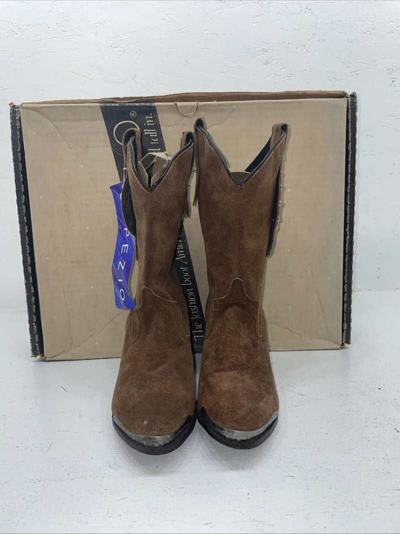 New Women’s Brown Capezio Cowboy Boots. L 611 6.5 6 1/2 M. 18-8