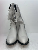 New Women’s White Capezio Cowboy Boots. L 697 8.5 8 1/2 M. 15-21