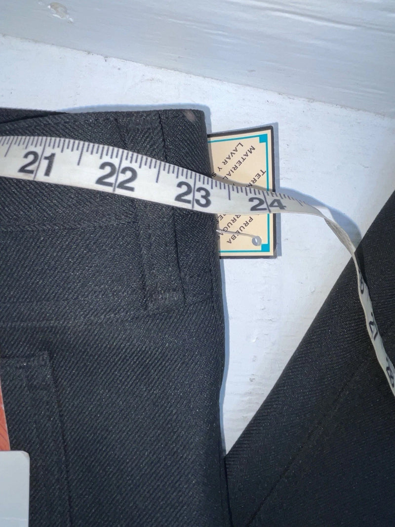New Vintage Black Wrangler Polyester Pants #82BK NN-161