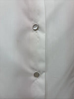 New Womens Prior Westerns White Long Sleeve Pearl Snap Button Collar Small J-60