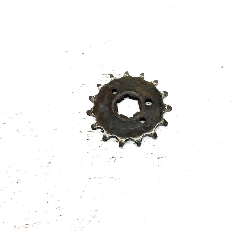 87-04 Yamaha Warrior 350 YFM350X OEM 15T Front Sprocket 93834-13206-00 AY67
