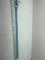 New Blue Genuine Leather 3D  Blue Bling 34” Belt #677 Z-83