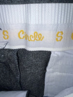 New Vintage Gray Circle S Polyester Pants #CP4776 ZZ-38