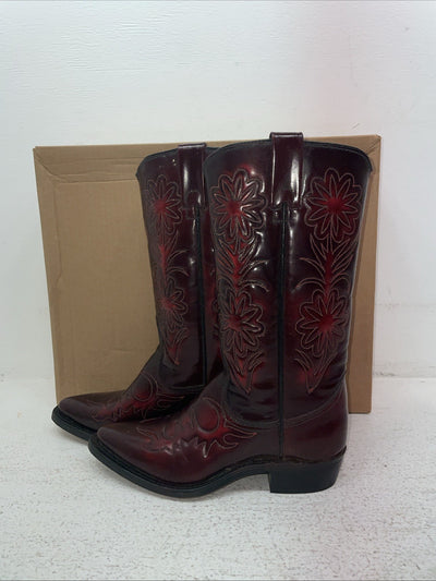 New Women’s Red Texas Brand Cowboy Boots. 43 4 M. 2-62