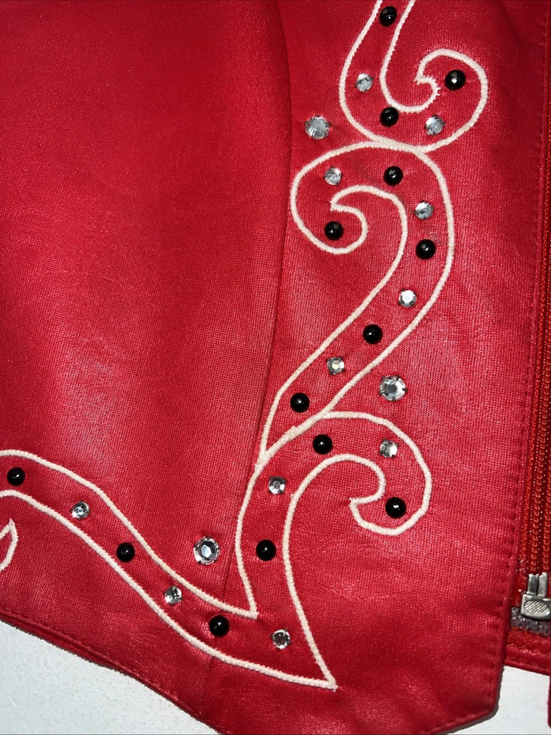 New Women’s Red 1849 Authentic Ranchwear Western Show Vest S WW-1