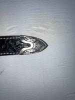 New Black Genuine Leather Western Express Tooled 18” Belt #XK101 NN-70