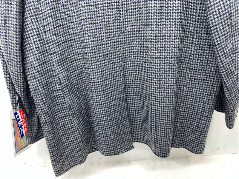 New Men’s Pioneer Wear Blue Plaid Suit Jacket 48L #12504 AA-600