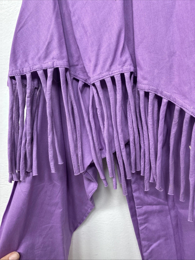 New Women’s Mine & Buklnpurple Long Sleeve Button Up Size Medium 3B-7 