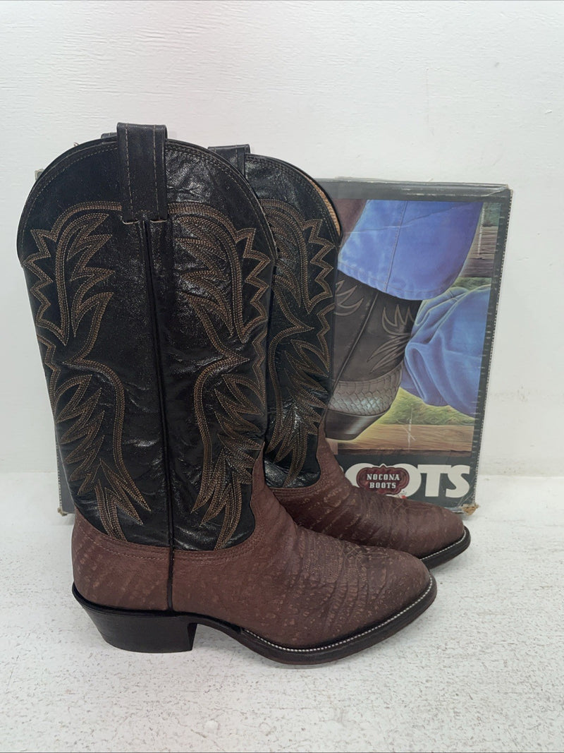 New Men’s Brown Nocona Cowboy Boots. 3526 7.5 7 1/2 E E. 1-73