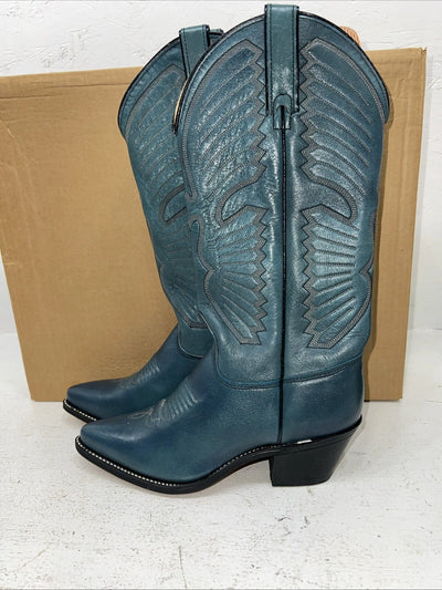 New Women’s Blue Texas Brand Cowboy Boots. S 4995 6 M. 18-87