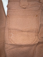 New Vintage Orange Lee Polyester Pants #2032624 OO-75