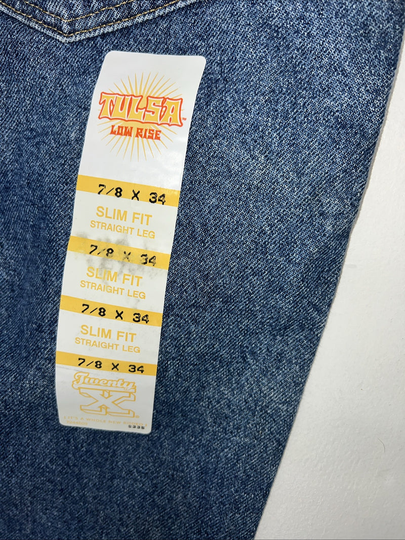 New Women’s Twenty X Low Rise Tulsa Denim Jeans. 7/8x34 P-3