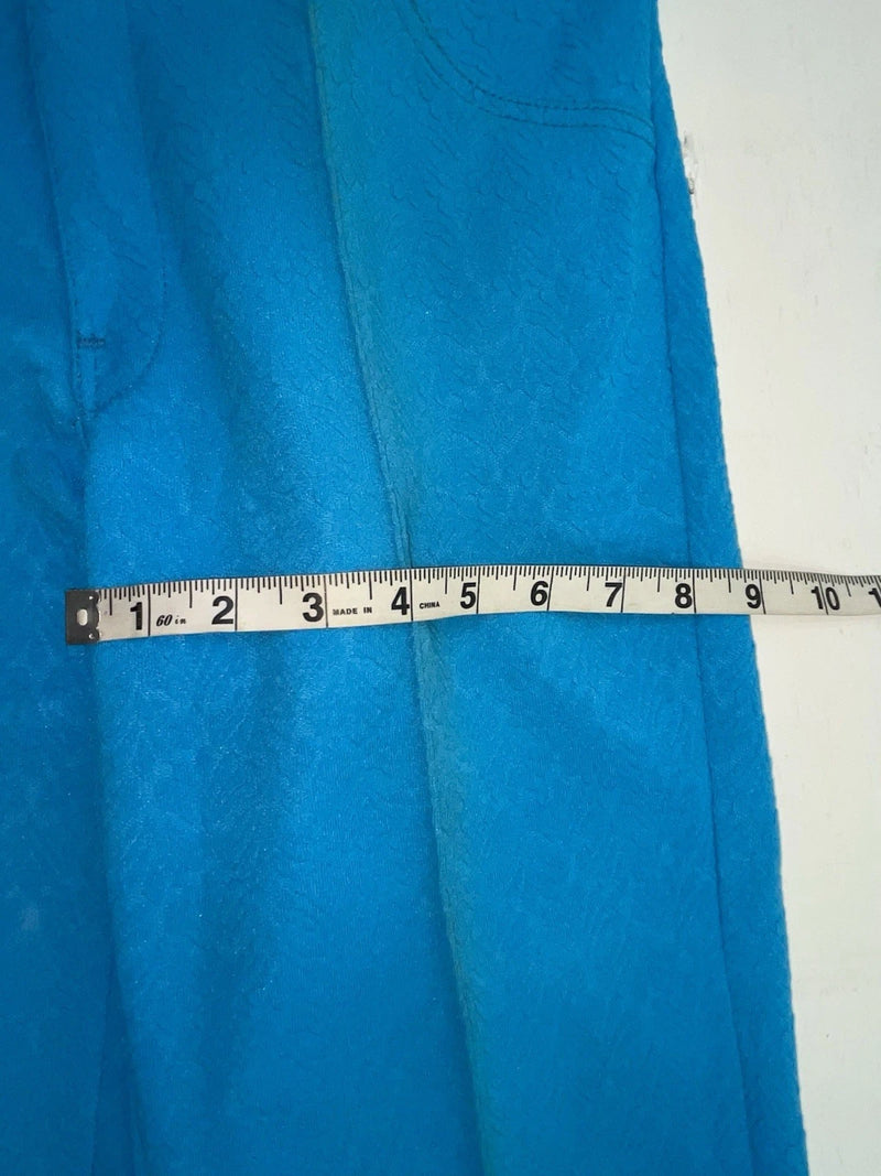New Vintage Blue Polyester Pants #5450087 3A-67