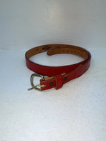 New Red Genuine Leather Wright 30” Belt #10492 Z-86