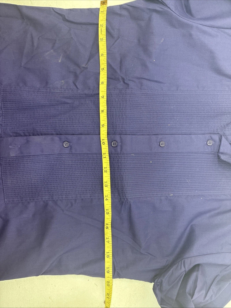 New WAYNE SCOTT Purple Long Sleeve Button Up English Shirt Medium TT-37