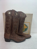 New Youth Brown Texas Brand Cowboy Boots. B 191 5.5 5 1/2 B. 2-142