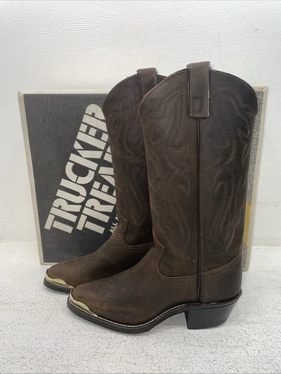 New Men’s Brown Texas Brand Cowboy Boots. 7621 6.5 6 1/2 D. 1-38