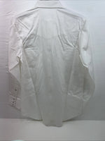 New Men’s Western Express White Long Sleeve Pearl Snap Medium B-89