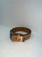 New Brown Genuine Leather Wrangler Color Stripes 34” Belt #621015 JJ-10