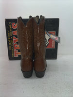 New Men’s Brown Texas Brand Cowboy Boots. 5084 8.5 8 1/2 D. 3-114