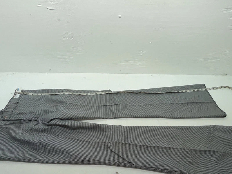 New Vintage Black And White Checkered Handler Polyester Pants #1179 SS-96