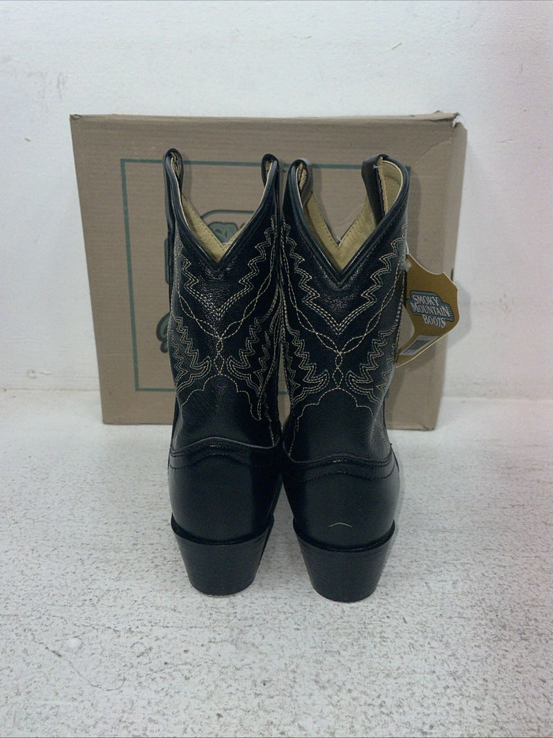 New Kids Black Smoky Mountain Cowboy Boots. 3045 C 3. 22-6