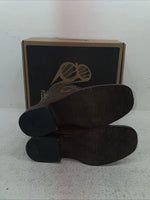 New Youth Brown DBL Barrel Cowboy Boots. 4476232 4.5 4 1/2. 2-101