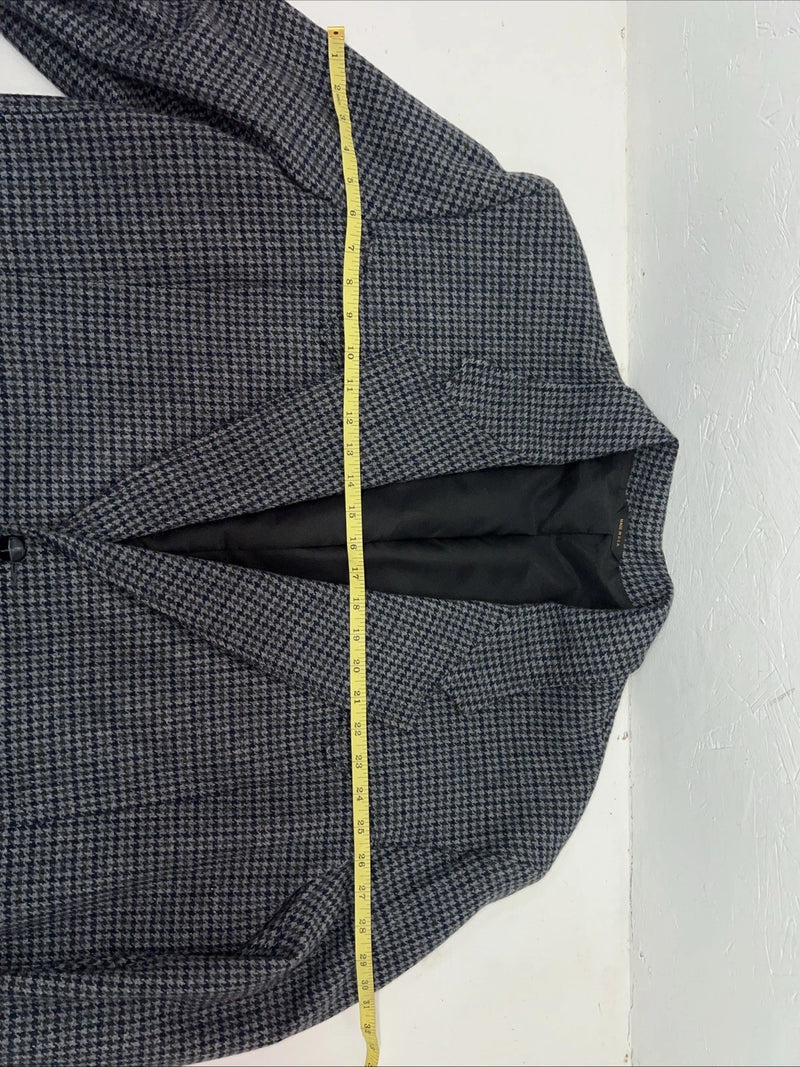 New Men’s Pioneer Wear Blue Plaid Suit Jacket 48L #12504 AA-600