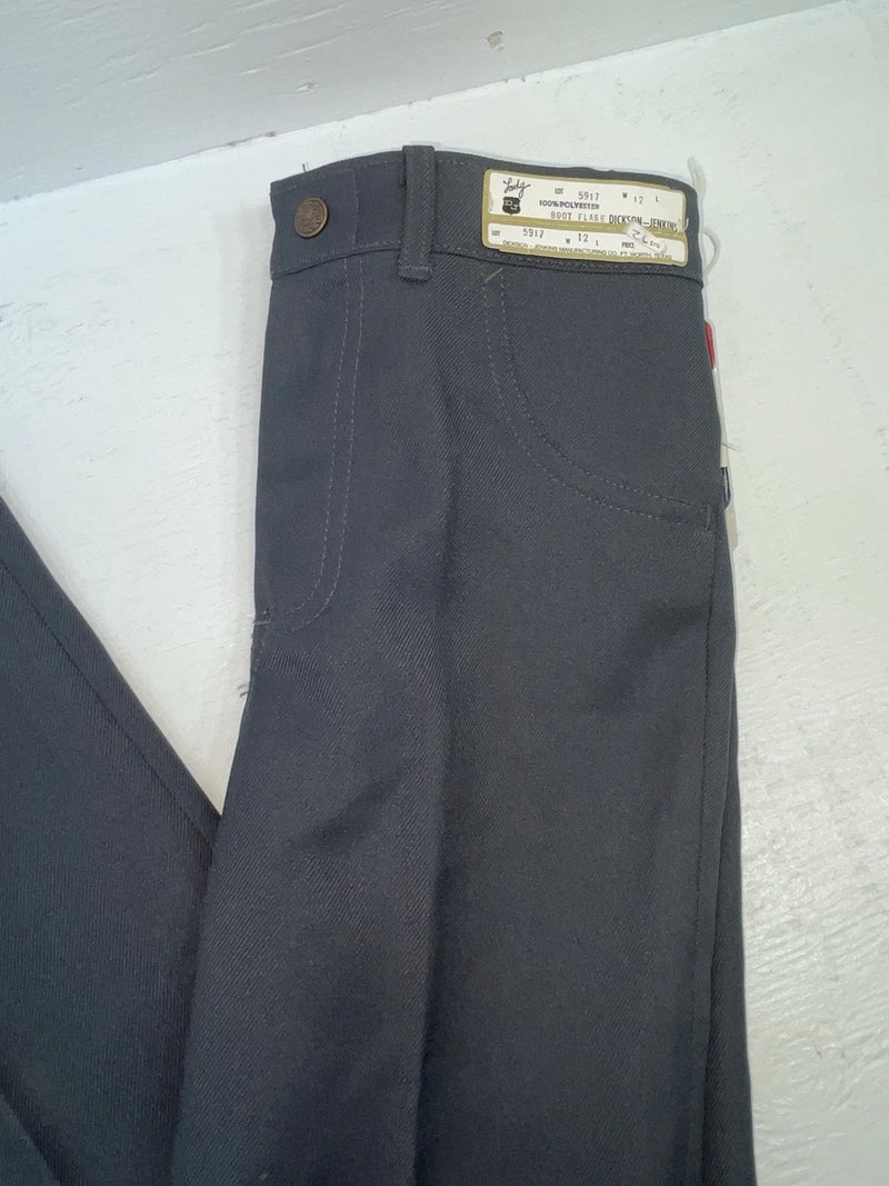 New Vintage Gray Dickson Jenkins Polyester Pants #5917 ZZ-28