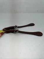 New Tough 1 Brown Leather Spur Straps #78-3643 3C-24