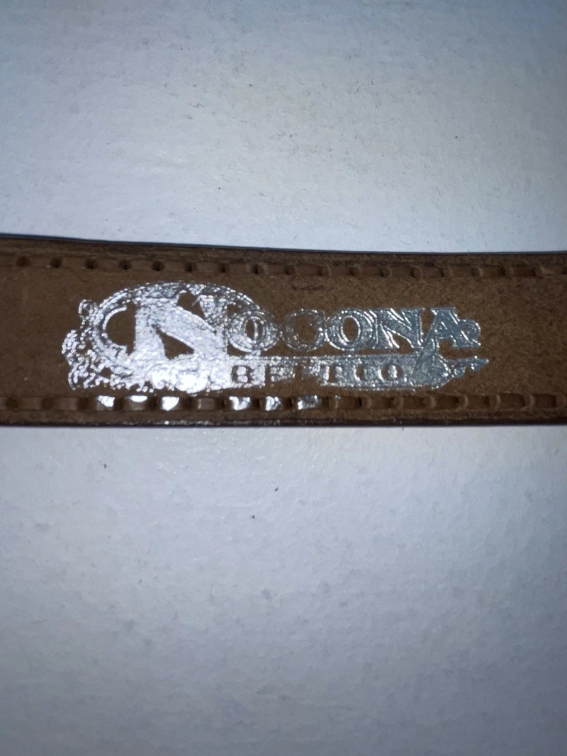 New Brown Genuine Leather Nocona 32” Belt #2412844 Z-55