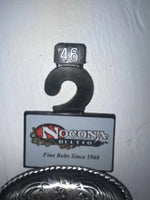 New Black Genuine Leather Nocona Bling And Tooled 46” Belt #M2498267 NN-137