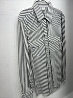 New Men’s Stripped Champion Westerns Pearl Snap Long Sleeve Shirt. 16x34 L P-26