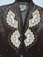 New Women’s 1849 Authentic Ranchwear Brown Western Show Jacket Small #3732 WW-5