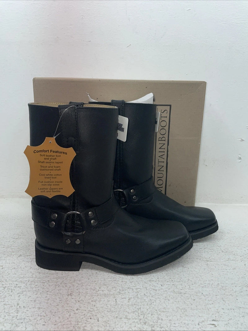 New Youth Black Smoky Mountain Cowboy Boots. 2405 3 D. 22-22