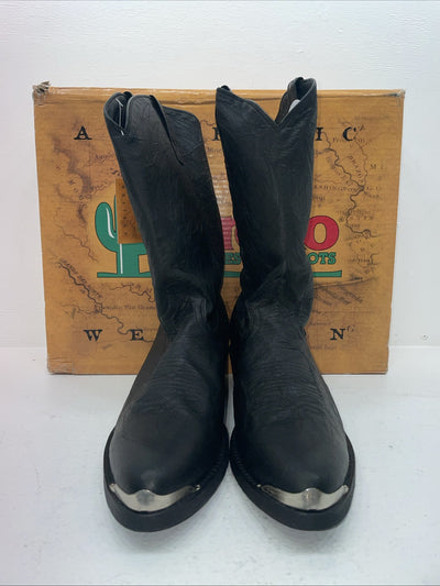 New Men’s Black Laredo Cowboy Boots. 68610 9.5 9 1/2 E W. 6-35