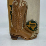New Women’s Brown Texas Brand Cowboy Boots. 5.5 5 1/2 M. 20-12