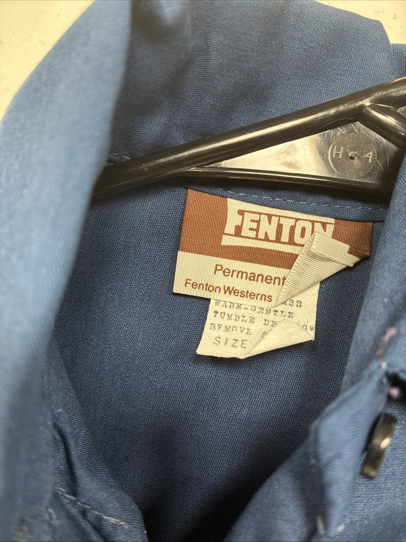 New Kids Fenton Navy Blue Long Sleeve Button Up Size 2 LL-14