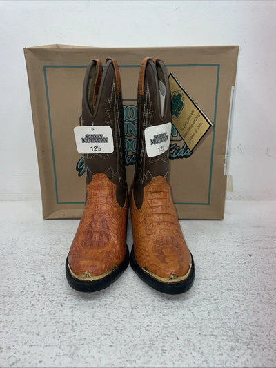 New Kids Brown Smoky Mountain Cowboy Boots. 1075 C 12.5 12 1/2. 23-23