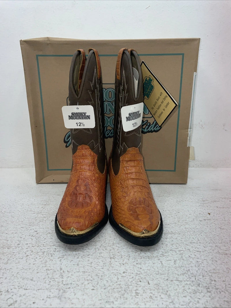 New Kids Brown Smoky Mountain Cowboy Boots. 1075 C 12.5 12 1/2. 23-23