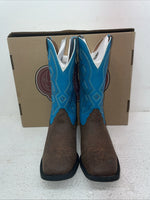 New Women’s Blue Nocona Cowboy Boots. N K 5050 5.5 5 1/2 D. 2-85