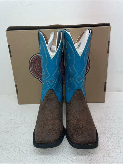 New Women’s Blue Nocona Cowboy Boots. N K 5050 5.5 5 1/2 D. 2-85