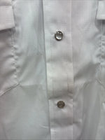 New Boys Champion Western White Long Sleeve Pearl Snap Size 16 CC-77