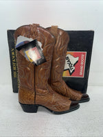 New Men’s Brown Texas Brand Cowboy Boots. 1081 8 D. 1-132