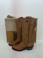 New Men’s Brown Texas Brand Cowboy Boots. L 195 6.5 6 1/2 M. 1-36