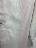 New Boys White Horse White Long Sleeve Pearl Snap Large DD-77
