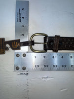 New Brown Genuine Leather Chambers Tooled 26” Belt #UN605H NN-36