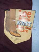 New Vintage Red Lee Polyester Pants #2004061 OO-87